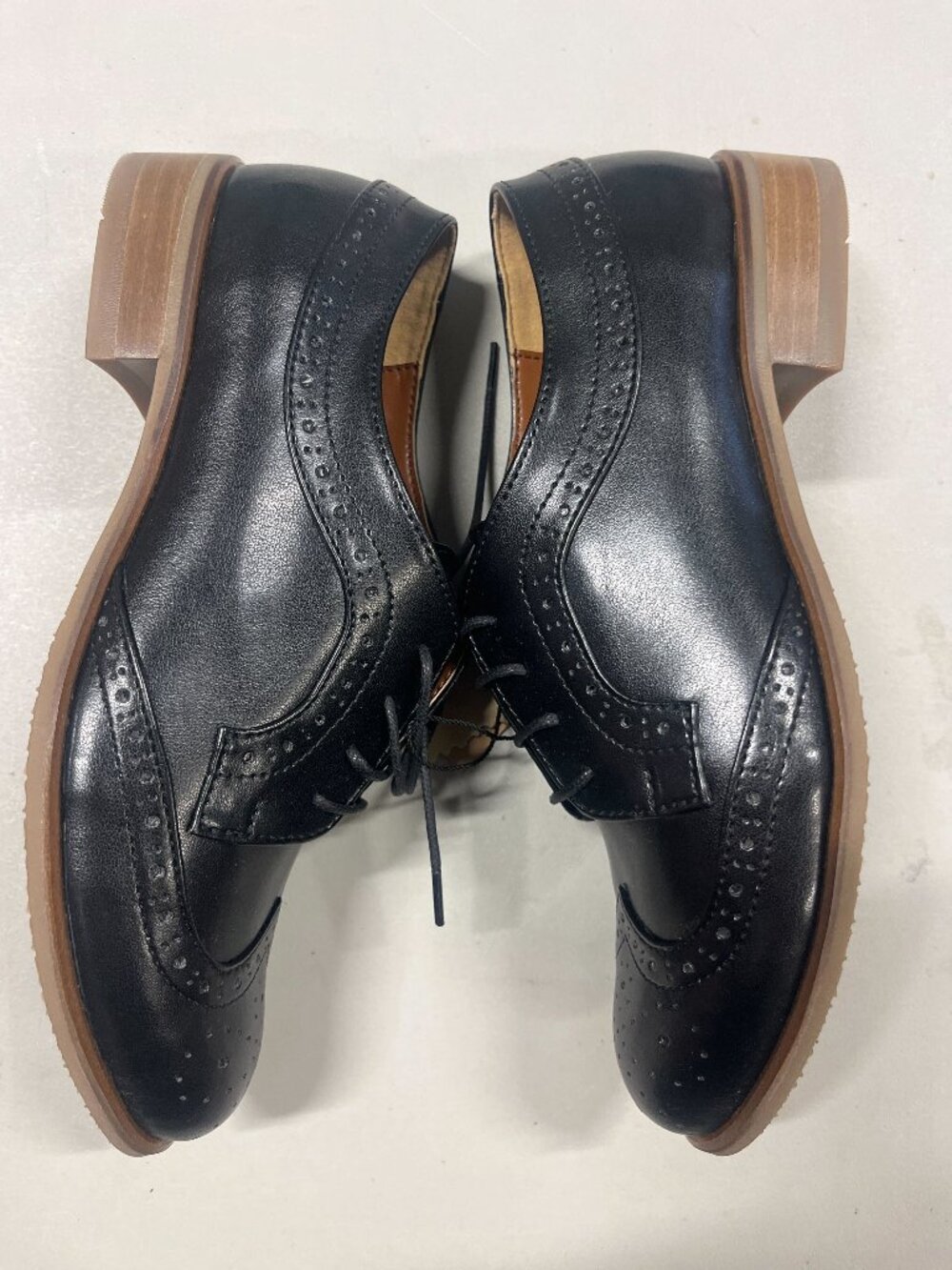 JuliaBo black oxfords shoes from vegan leather, EU 37/US 6.5